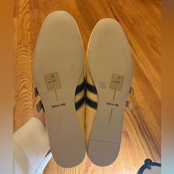 NEW Baylee Ballet Flats Natural Raffia - Picture 4 of 7